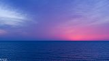 壁紙:日本海の夕焼け